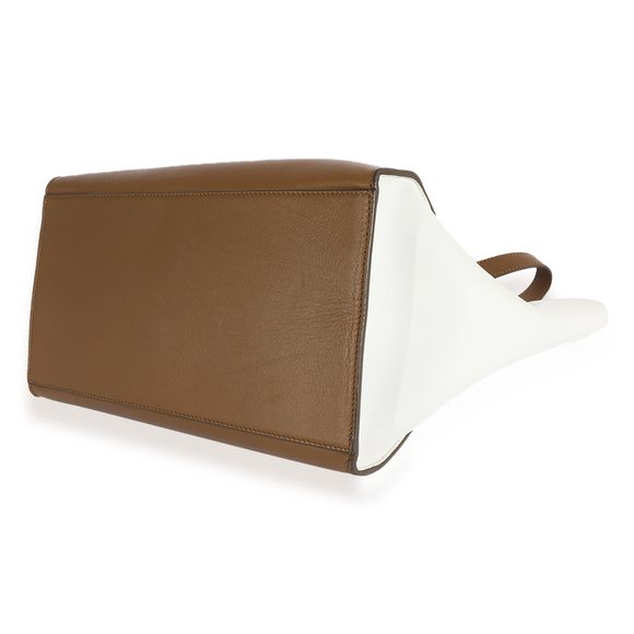 Celine Tricolor Leather & Suede Medium Trapeze Bag - Picture 7 of 8